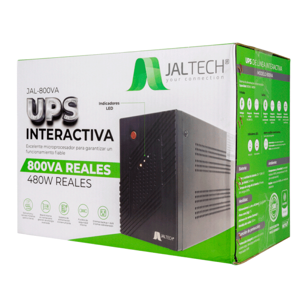 UPS Jaltech Interactiva UR800 800VA 480W