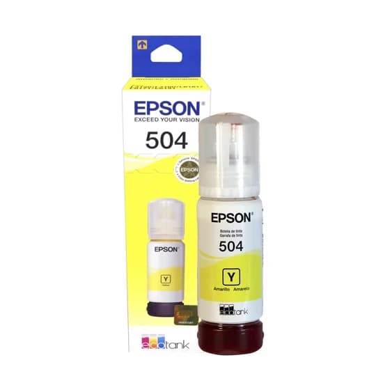 Botella de Tinta Epson 504 Amarilla 70ML