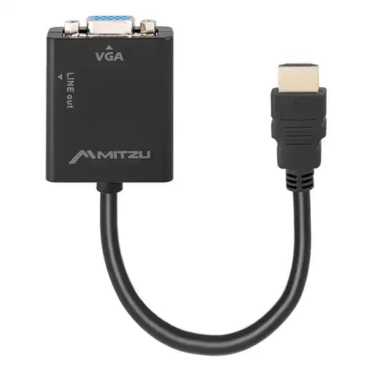Convertidor Adaptador deVideo HDMI a VGA con Audio (M/H)