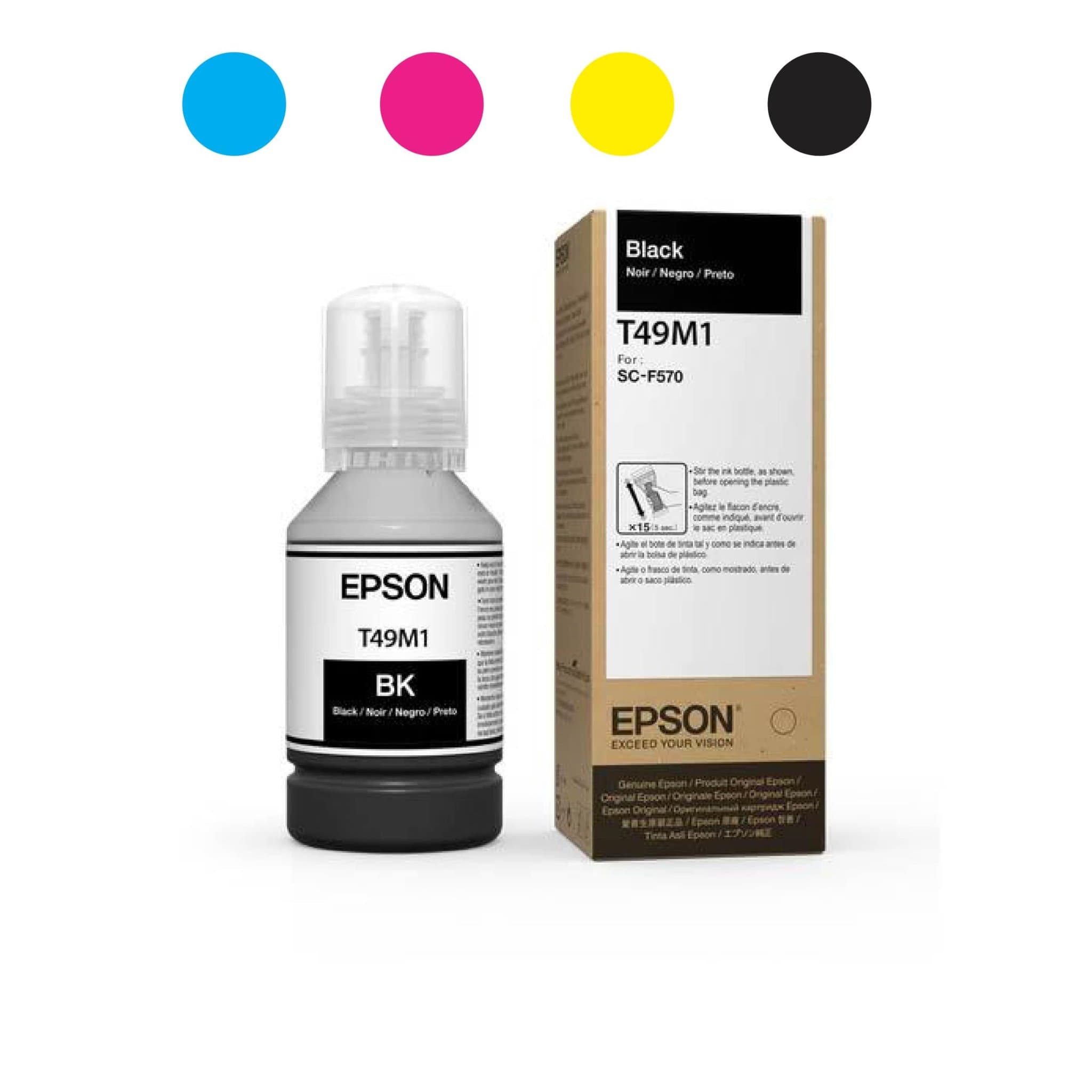 Botella de Tinta Epson T49M120 Negra 140 ML