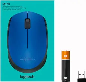 Mouse Logitech M170 Inalámbrico Azul