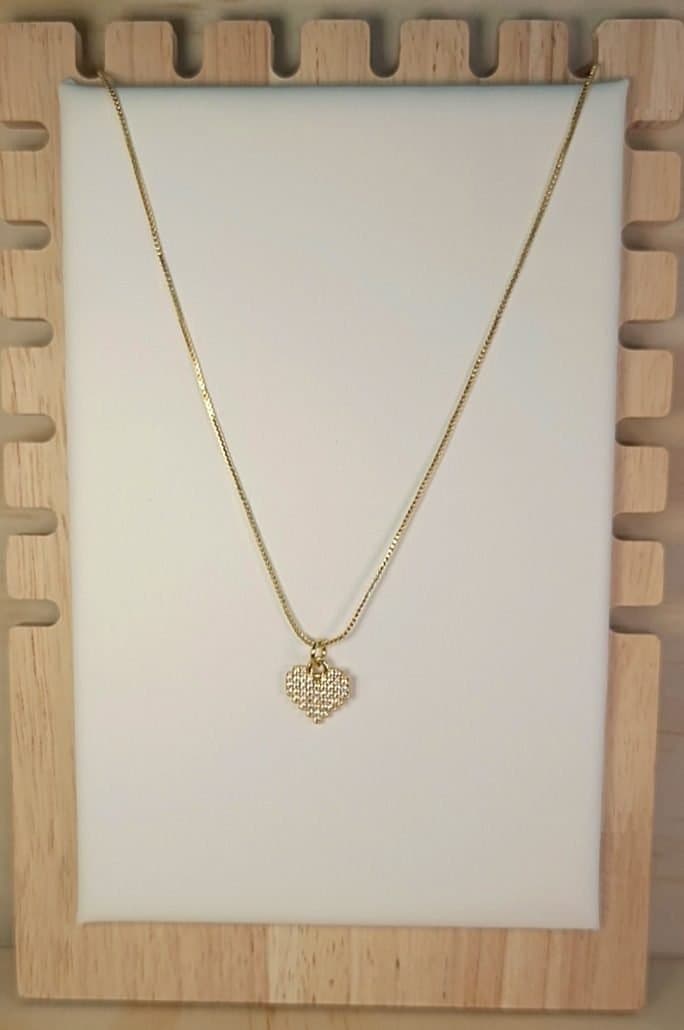 Collar Pixel Corazón