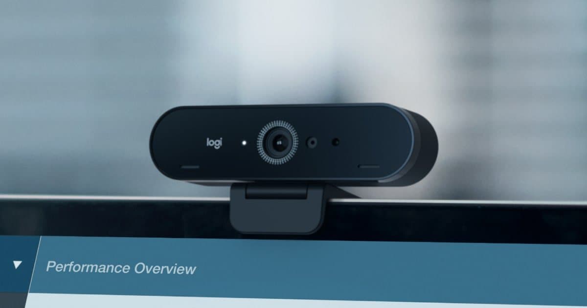 Cámara Logitech Brio 4K PRO Grafito